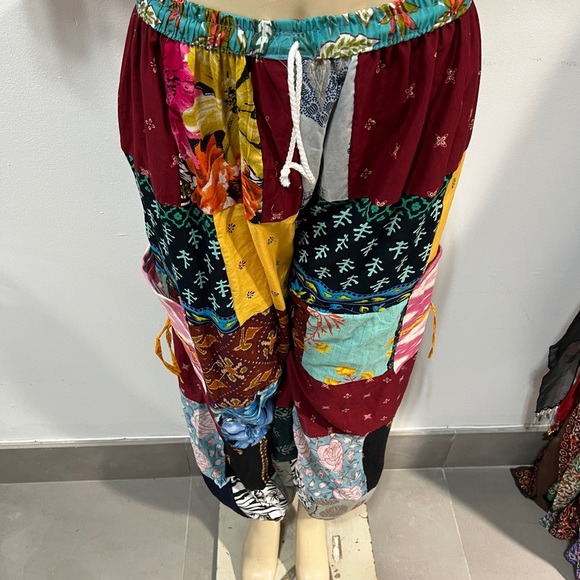 COPY - Unisex handmade boho hippie aladdin alibaba harem yoga pants one size wo… - Picture 5 of 6